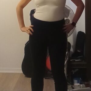 Lolë Black Leggings "Pants Style" With Pockets